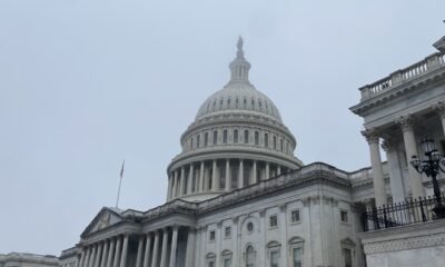 The U.S. Capitol, wrapped in fog, on Dec. 18, 2024. (Photo by Jennifer Shutt/States Newsroom)