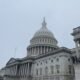 The U.S. Capitol, wrapped in fog, on Dec. 18, 2024. (Photo by Jennifer Shutt/States Newsroom)