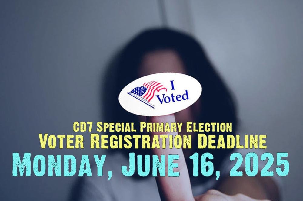 Voter registration deadline; candidate Adelita Grijalva speaks to DGT on Monday