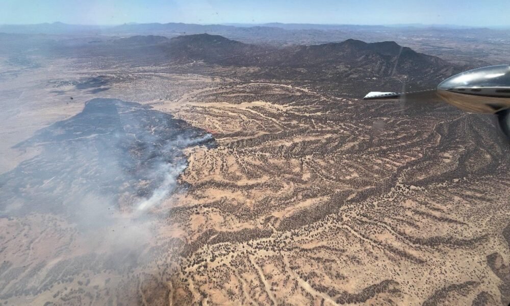Wildfire near Patagonia spreads to nearly 900 acres within hours
