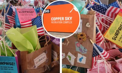 Where to find the ‘random act of kindness bags’ at Copper Sky tomorrow